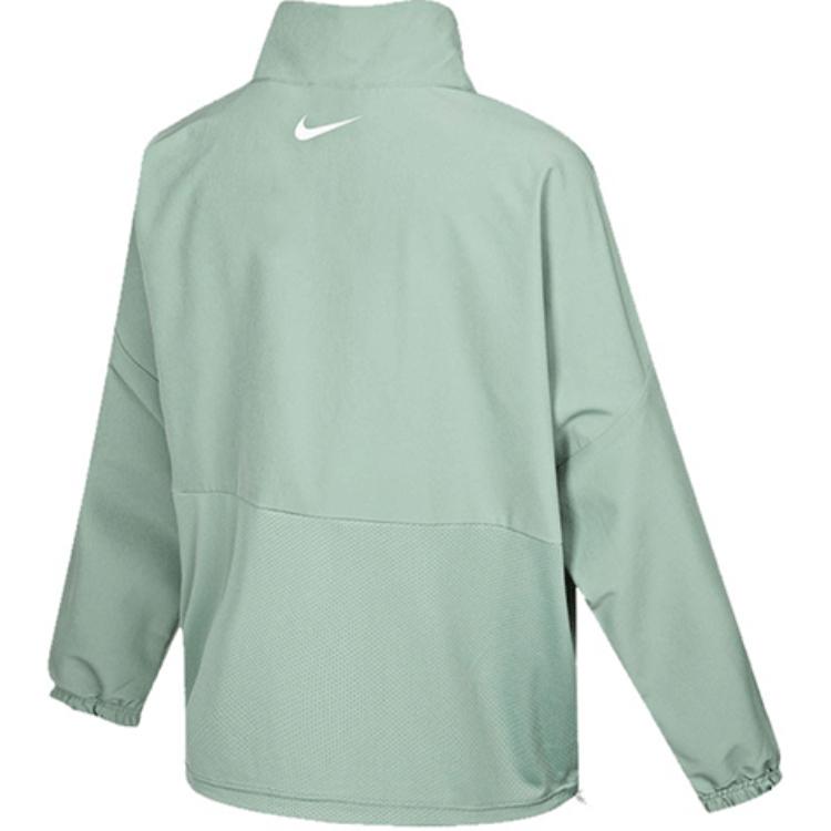 Nike Спортивная куртка с воротником-стойкой и логотипом Женские куртки Зеленые DM7914-357
