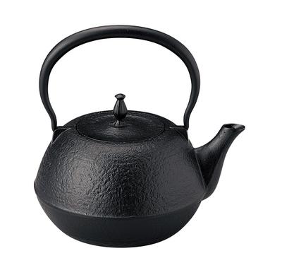 Чугунный чайник Tonami Shoten Nanbu, круглый стиль Nanbu (черный), 1.2 л, 1999-12
