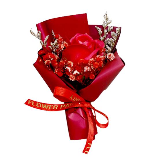 Юшэн Мини Ароматерапевтическое мыло Букет роз Ароматическая композиция из искусственных цветов Рождественские Свадебные Подарки на День Рождения День Святого Валентина для Женщин Мамы Жены