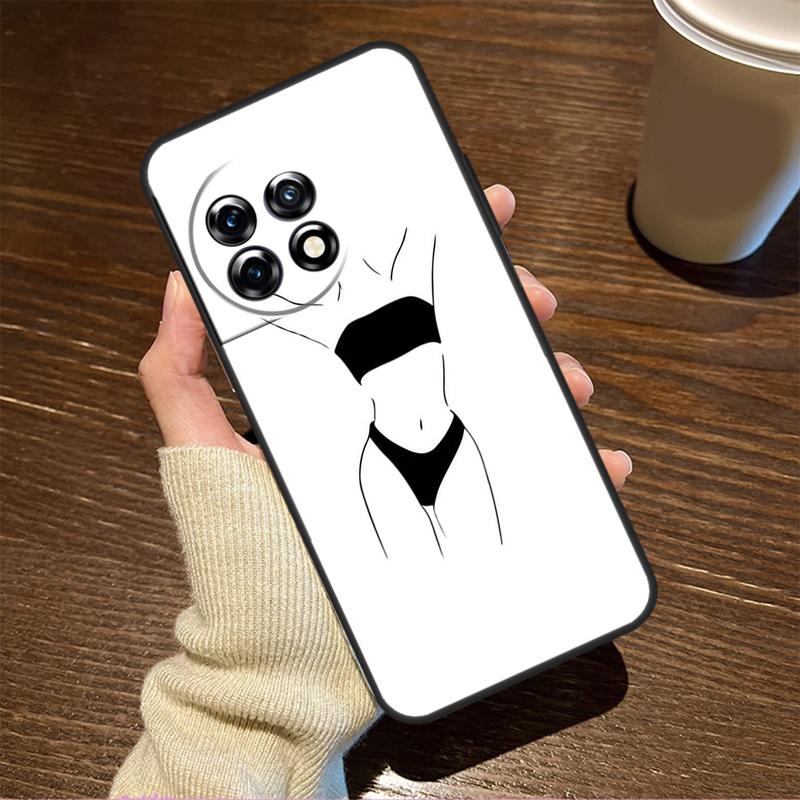 Чехол Woman Body Line Art для OnePlus 11 8 9 10 Pro 8T 9RT 10R 10T OnePlus Nord 3 CE 2 Lite 2T N10 N20 N30