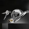Male Super Mini Stainless Steel Chastity Cage Breathable Hole Lock Cock Ring BDSM Bondage Sissy Gay Adult Toy 18+