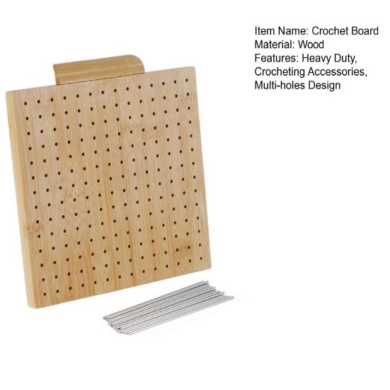 1 комплект блокировочной доски для вязания крючком с 10 штифтами из нержавеющей стали DIY Solid