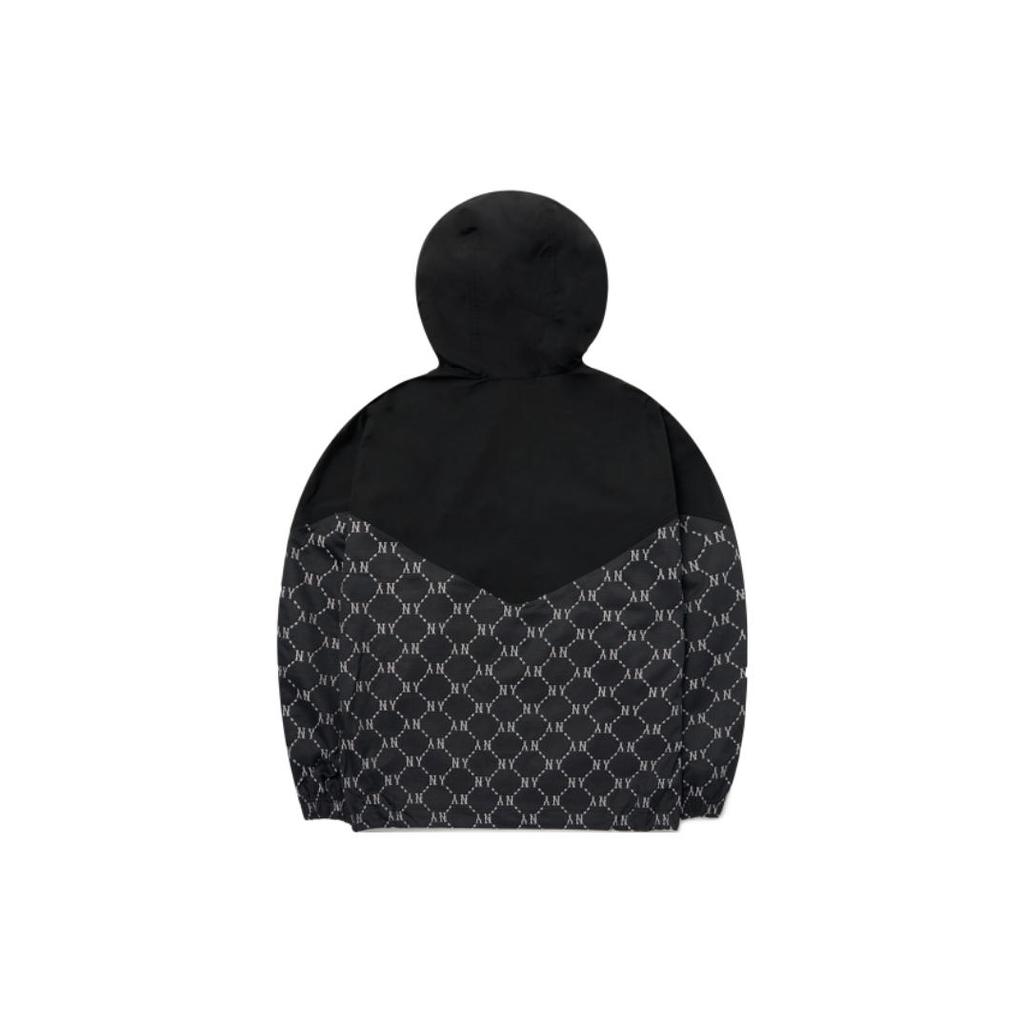 New MLB Old Flower Jackets Unisex Black 3AWJM0224-50BKS
