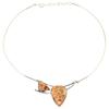Ожерелье Crazy Lace Agate Gemstone Этническое украшение 16''