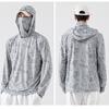 Men's UV Hooded Sun Protection Casual Jacket Outdoor Hiking Fishing Jacket