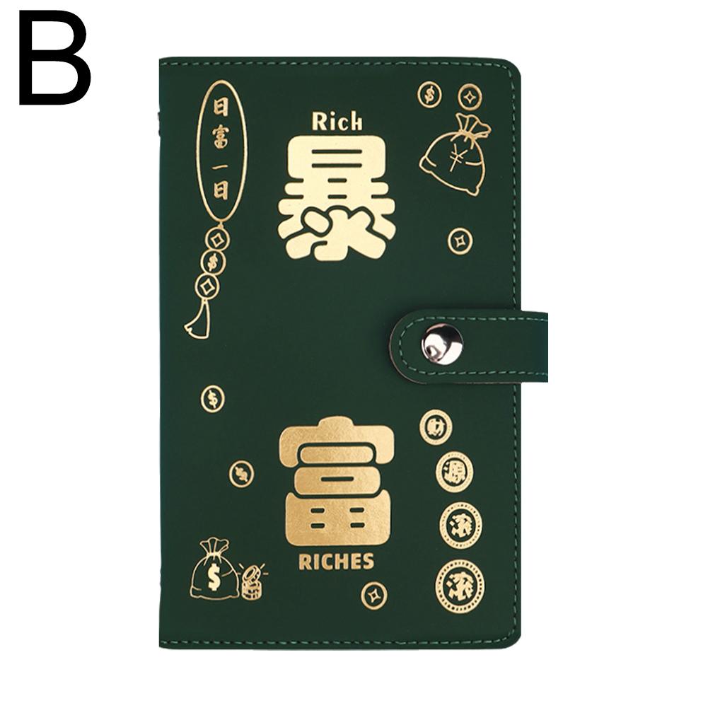 2024 Бюджетный переплет на молнии Конверты-органайзеры Карманы для денег для составления бюджета, исключая денежный конверт C9X7