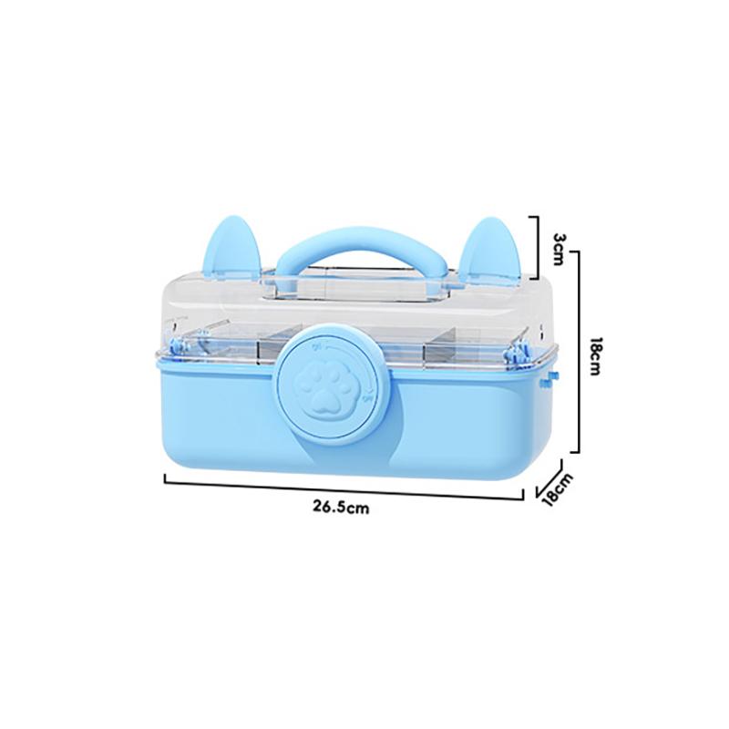 Multi-Layer Hairpin Storage Box Cute Girls Jewelry Box Children'S Hair Accessories Storage Box Portable Toy Storage Box