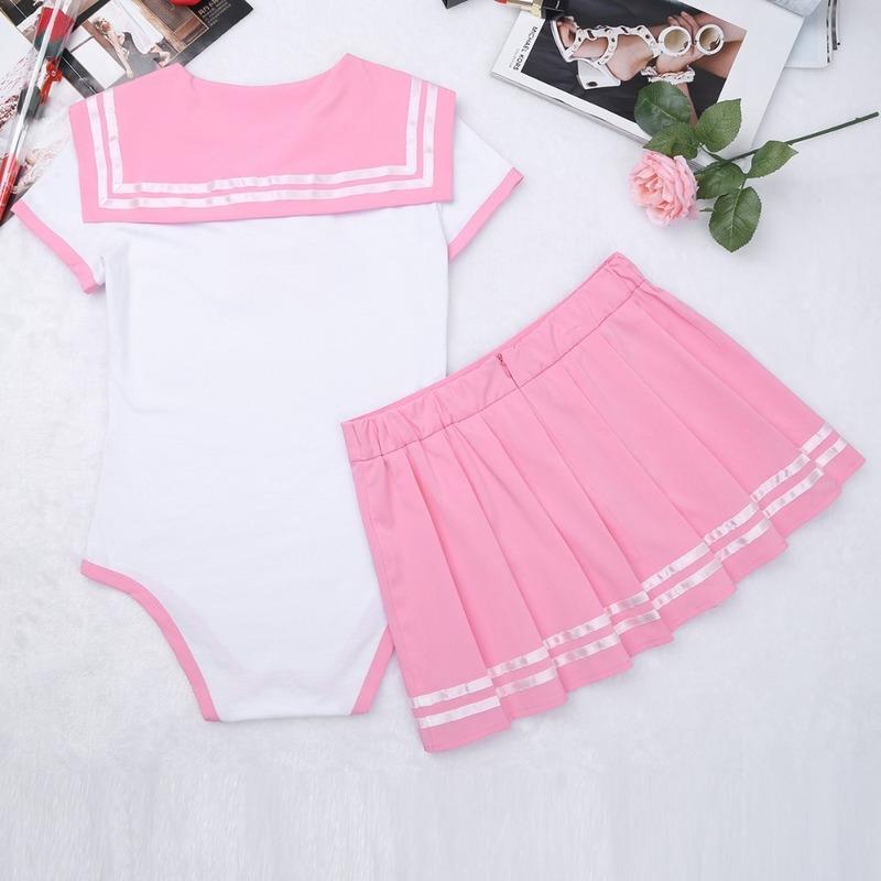 Scione Косплей Костюм Подгузник Любовник ABDL Аниме Комбинезон Женский Костюм Девушка Униформа Аниме Костюм для ролевых игр