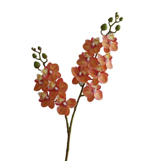 Искусственные орхидеи-бабочки 2 ветки реалистичный искусственный шелковый цветок свадьба