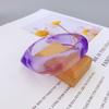 Vintage Acrylic Wide Bracelet Retro Geometry Geometric Irregular Bangle  Daily