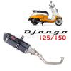 Глушитель для тюнингованного Peugeot Django 125/150