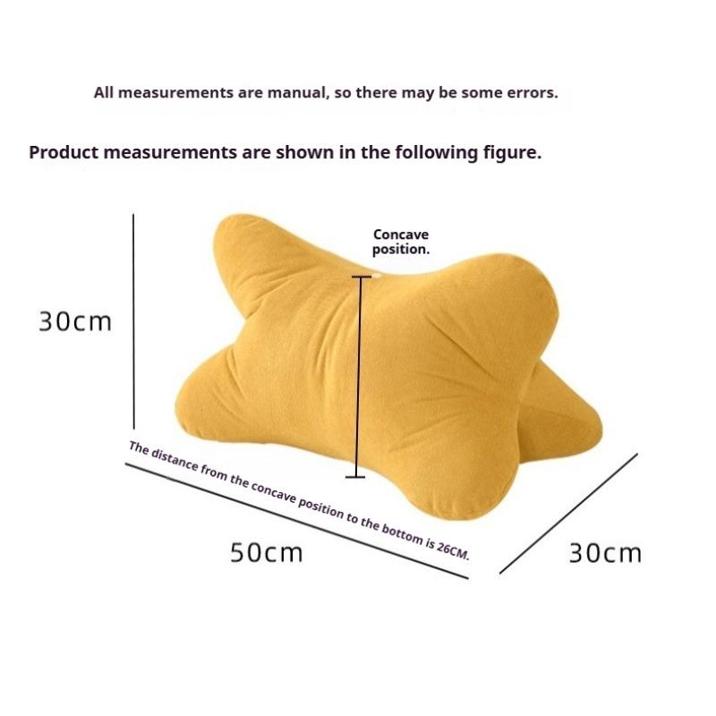 Подушка в форме кости с поддержкой шеи и поясницы для офисного кресла, кровати, клиновидная подушка и подставка для ног для здоровья, комфорта, подарок
