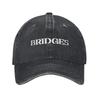 Модная бейсболка с логотипом Bridges из игры Death Stranding для унисекс, женская, с эффектом потертости, стираная, головной убор для улицы, летняя, регулируемая кепка, шляпа