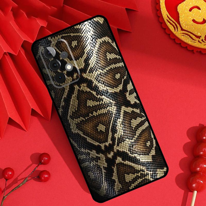 Чехол под змеиную кожу для Samsung Galaxy M55 M35 M15 M11 M12 M13 M14 M06 M16 M36 M56 M31 M53 M32 M52 M34 M54