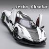 1:24 KNSG Jesko Absolut ONE 1 Gemera GT Суперкар Сплав Металл Литая Модель Машины Украшение для Дома и Рабочего Стола Компьютера Подарок