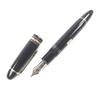 Отличная перьевая ручка MONTBLANC Meisterstck 149 Колпачкового типа Черная золото 18 карат мужская Б/у