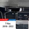 Автомобильный держатель для телефона для Volkswagen T-ROC 2018-2022 GPS Специальный гравитационный держатель для мобильного телефона Поворотный на 360 градусов Крепление Подставка