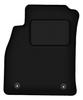 Velour Driver Floor Mat For Saab 9-5 Ii Ng Sedan, Kombi, Liftback, Hatchback (2010-2012)