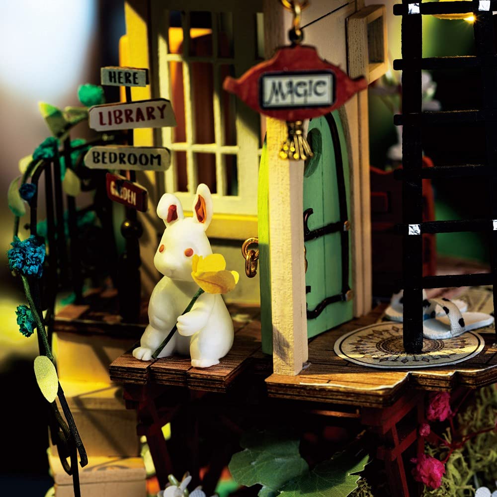 Официальное руководство по эксплуатации Robotime DIY миниатюрный кукольный домик серии DS Tsukurunsu® [продажа в Японии/включен японский язык] (Звездная ночь)