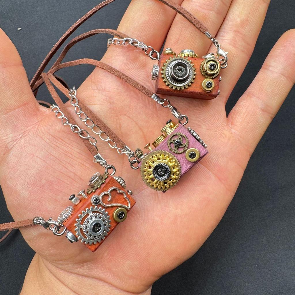 Панк Робот Подвеска Ожерелье: Подвесное украшение ручной работы - Унисекс цепочка для мобильного телефона
