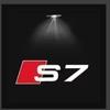 2/4PCS car door LED landing projection welcome lights for Audi Sline S3 S4 S5 S6 S7 S8 RS Gecko Quattro auto parts.