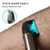 1 Set Electric Back Shaver with 5 Guide Combs Attachment Portable Dual-Head Men Body Hair Trimmer USB Rechargeable Handheld Hair Remover Tool