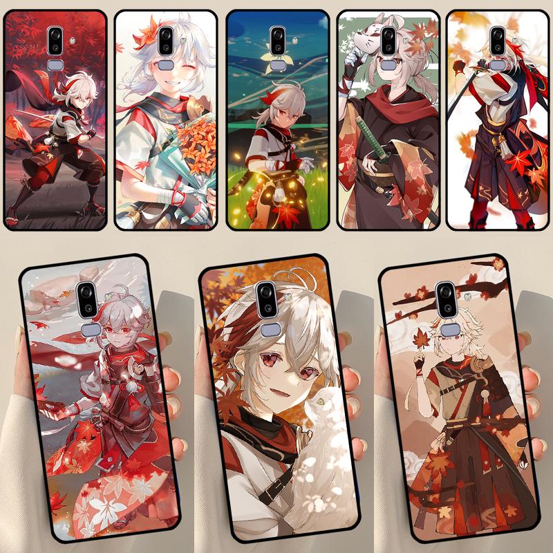 Чехол Genshin Impact Kaedehara Kazuha для Samsung Galaxy J1 J3 J7 J5 2016 A3 A5 2017 J8 A7 A9 J4 J6 A6 A8 Plus 2018