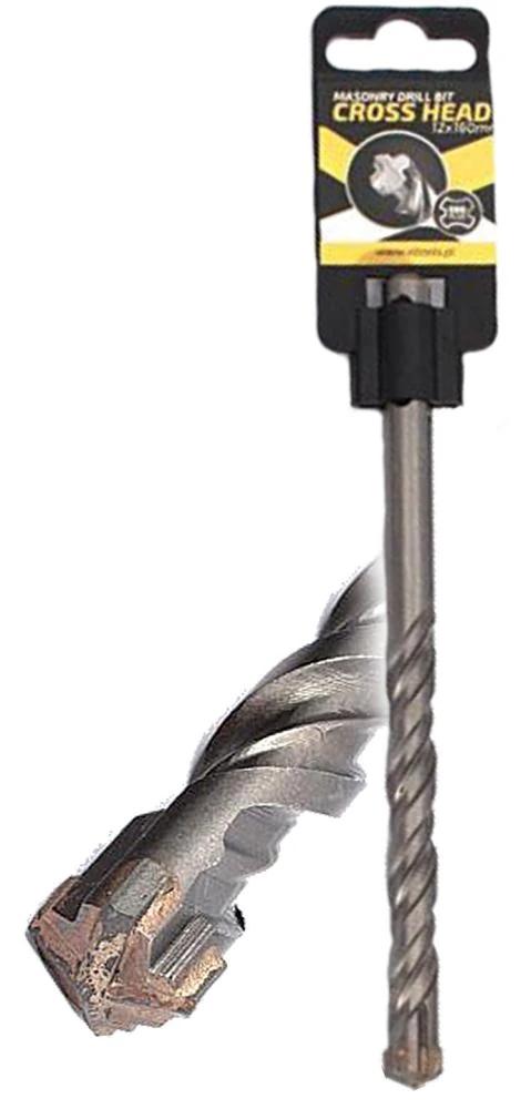 Cross-head concrete drill bit SDS+ 8x 210mm carbide