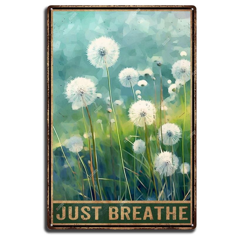Металлическая жестяная табличка Сад Красивые цветы Винтажная жестяная табличка Цветок Лаванда Металлическая настенная панель Ретро Арт Декорация для дома Кафе Бар