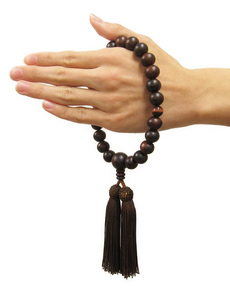 Четки из красного тигрового глаза, сделанные в Японии, из чистого шелка, мешочек для бусин, молитва ручной работы, четки отечественного производства, которые могут использоваться всеми сектами