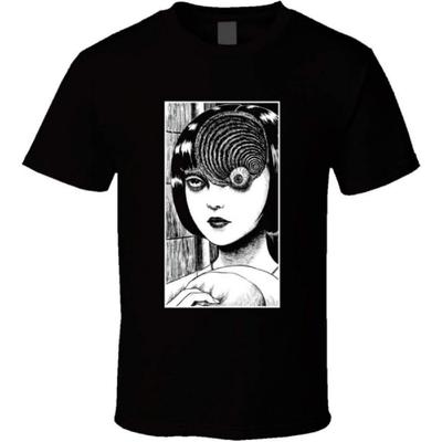 Peter Dawson Apparel Узумаки Дзюндзи Ито Японский Хоррор Манга Футболка Мужская Новая