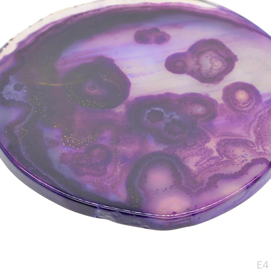 Slice Crystal Polished Coaster 80 - 100mm / 3 4 Inch