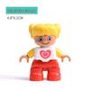 Совместимо с LEGO Duplo: Крупные блоки, Аксессуары, Фигурки, Минифигурки, Куклы, Персонажи и Профессиональные роли (например, Полиция)