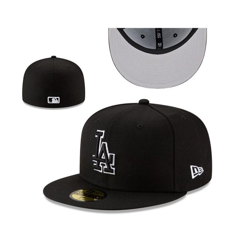 Mens Flat Brim Baseball Cap Closed Back Breathable Hip Hop Style Multiple Sizes