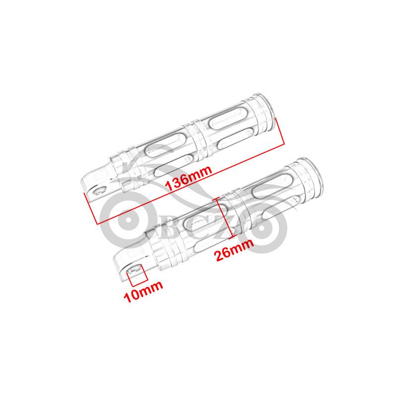 Harley 883 XL1200 Modified Rear Passenger Foot Peg Assembly