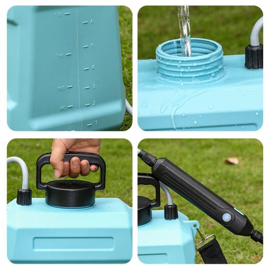 1.3 Gallon/2.1 Gallon Electric Sprayer Built-in 18650mAh Rechargeable Battery Sprayer Garden Sprayer with Telescopic Spray Wand for Plant Watering