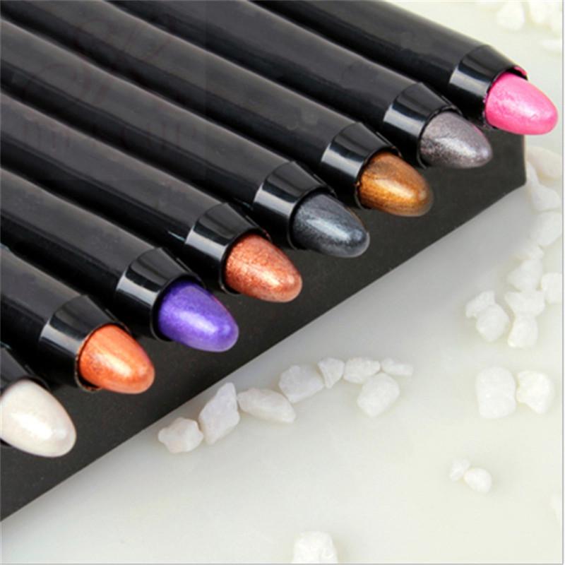 Натуральные долговечные жемчужные тени для век, подводка для глаз, мерцающая палочка, ручка шелкопряда, женский косметический инструмент для макияжа, косметический карандаш для хайлайтеров