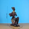 Африканская скульптура Декоративная фигурка Подсвечник для чайной свечи Настольное украшение для стола Прихожей