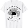 Футболка для старшеклассников 'Senior Sunrise 2026' Двенадцатый класс 12 класс Солнце