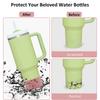 Silicone Cup Bottom for large 40oz Adventure Coffee Tumbler Ice Flow Flip 30 oz 20oz Bottle Bottom Sleeve Cover AntiSlip