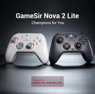 Беспроводной Bluetooth-геймпад GameSir Nova2lite для NS2 и Steam