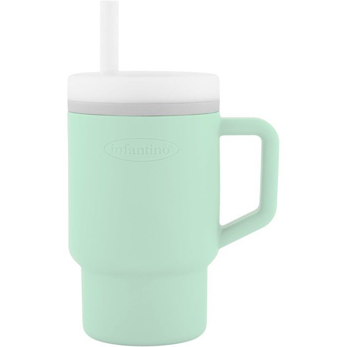 Ma premiere tasse silicone - INFANTINO - 255 ml - Cool Mint