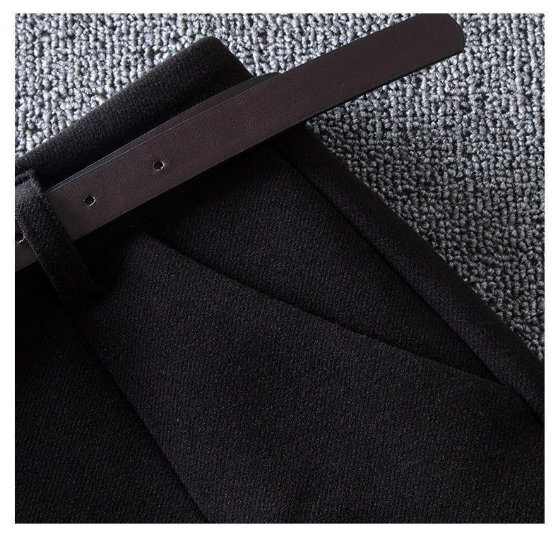 High Waist Woolen Wide-Leg Shorts for Women – Autumn/Winter Versatile Casual Slim A-Line Design (2025).