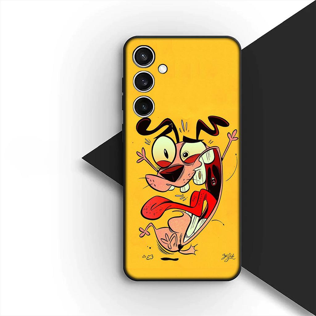 Чехол-постер C-Смелый пес C-Трусливая корова для Xiaomi Redmi Note 14 13 Pro Plus ProPlus 14C A3 Pro+ 14Pro 5G Чехол для телефона