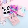 Cute Cat Plush A5 Notebook for Girls Kawaii Pendant Keychain Furry Cats 80 Pages Notebook Daily Planner Journal Book Note Pad