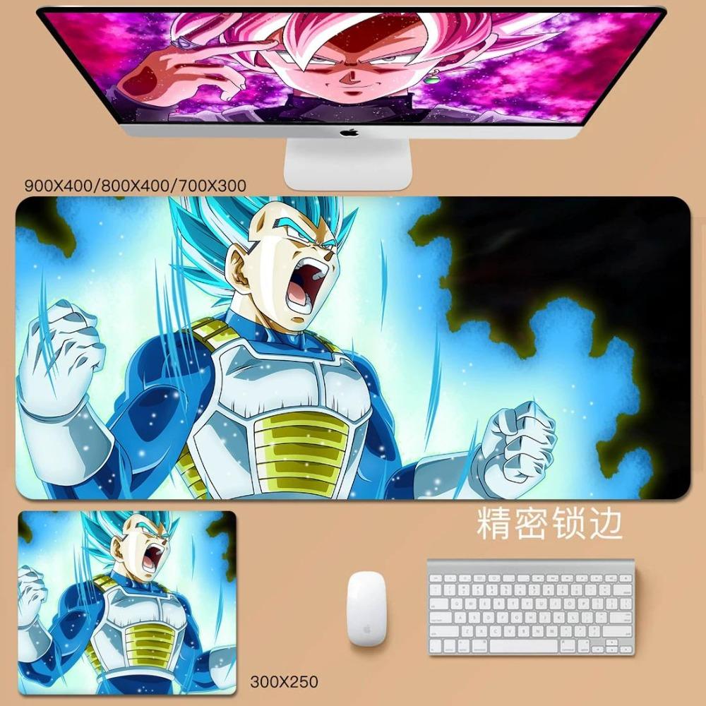 Мужской Крутой Коврик для Мыши Удобство Анимация Dragon Ball Сон Гоку Кожаный Коврик для Мыши Мультяшный Вегета Булма Броли Большой Коврик для Клавиатуры Студенческий Настольный Коврик