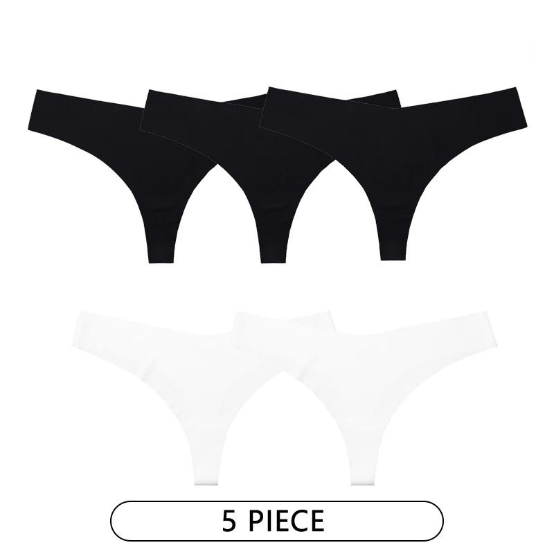 CINOON 5 шт./лот, женские сексуальные трусики из ледяного шелка с низкой талией, нижнее белье без следов, стринги, женские стринги, дышащее нижнее белье, искушение, нижнее белье