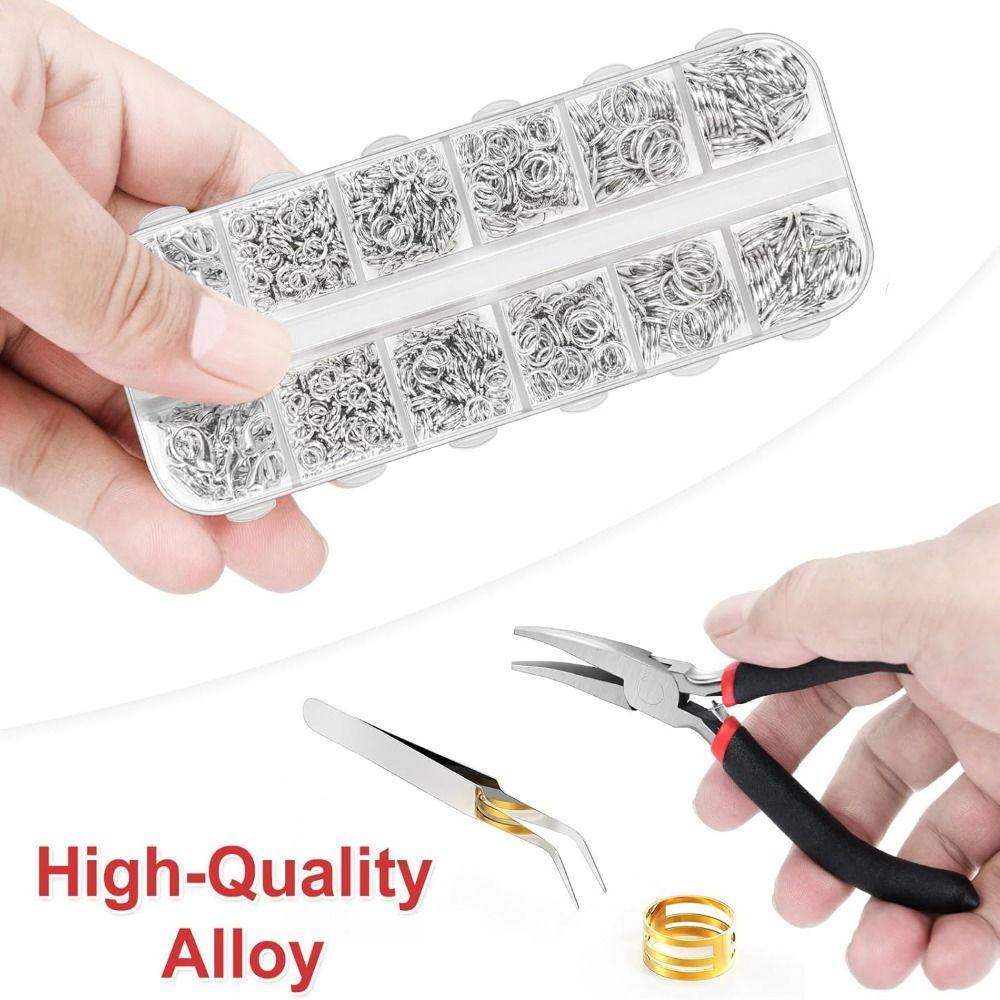 Chain Closure Jewelry Making Kit Open Jump Rings Jewelry Accessories Set Beading Supplies