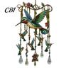 Window Hanging Wind Chime Outdoor Bird Chimes, Decorative Pendants, Acrylic Garden Ornament Hangings for Porch Patio Decorations Nature-inspired