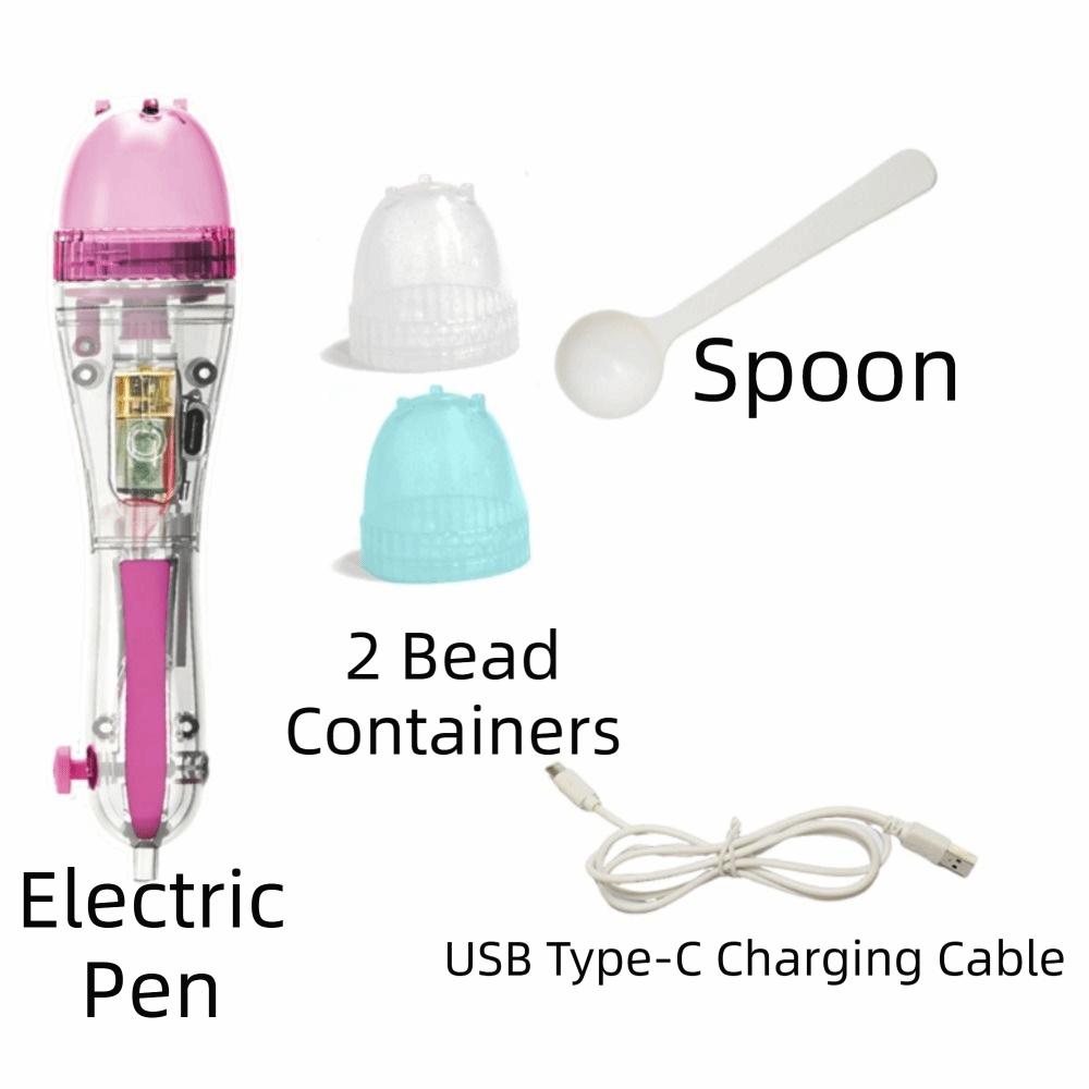 Ergonomic Automatic Fuse Bead Pen 2.6mm Tip Bead Positioning Pen Press-Type Bead Pen Pixel Puzzle
